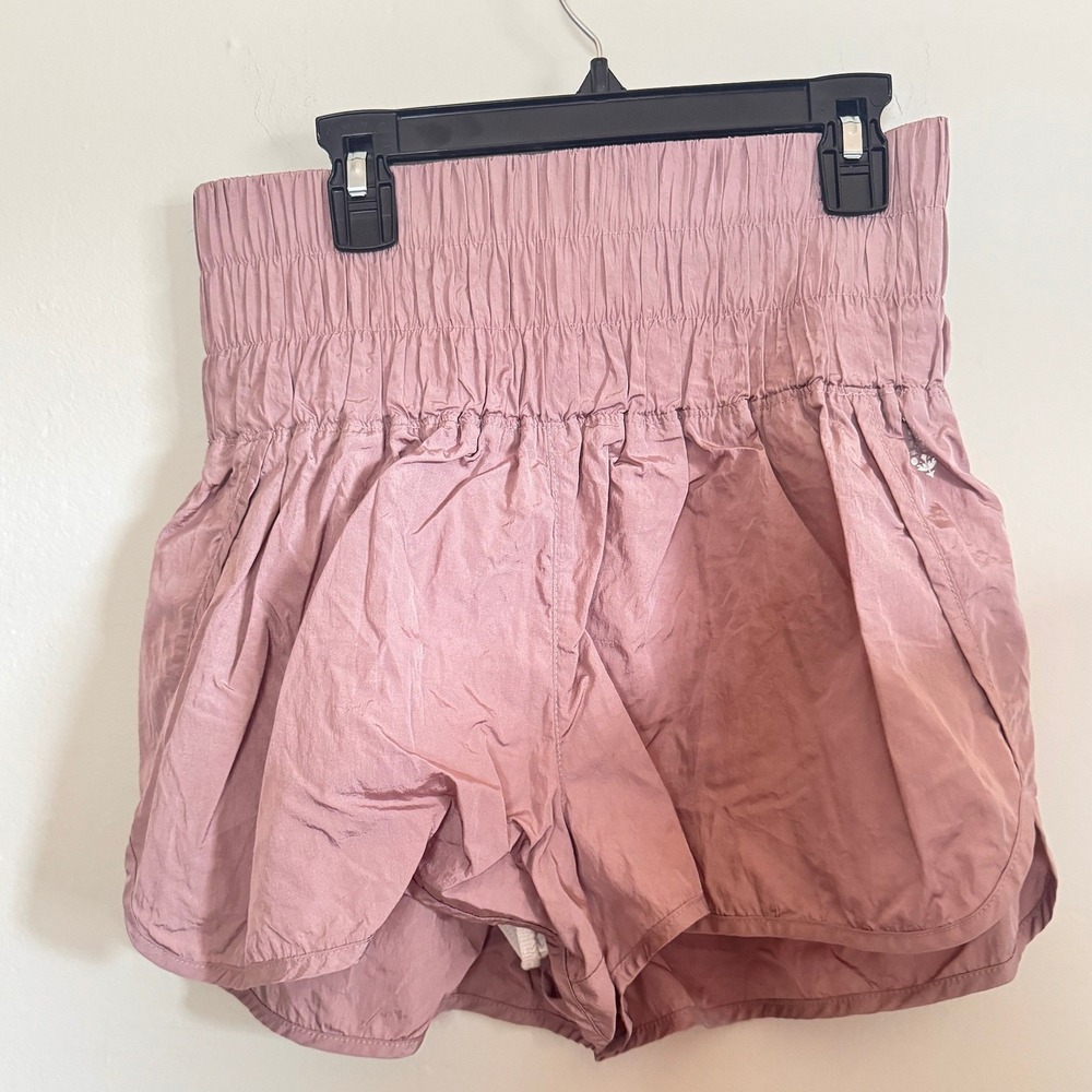Free People Mauve High-Waist Athletic Shorts
